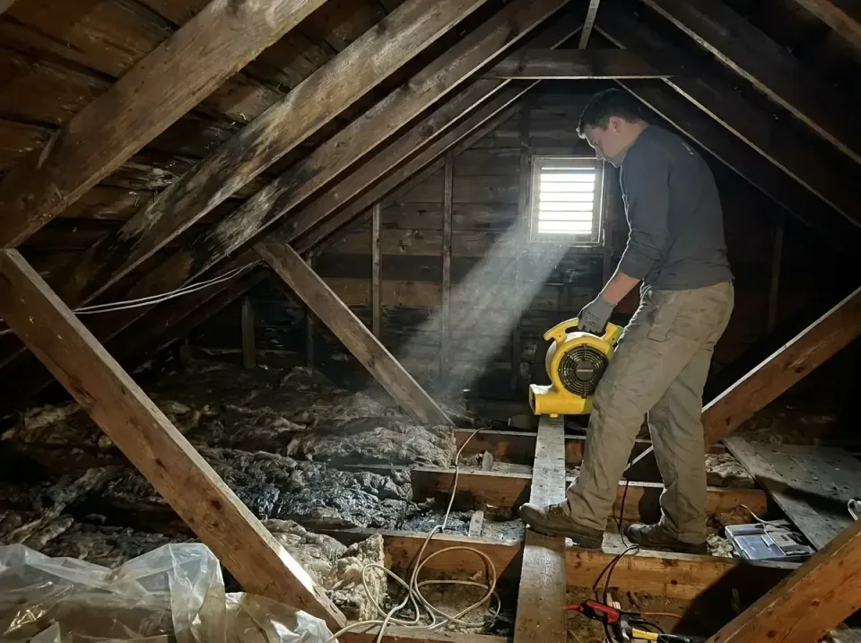attic-water-damage-drying-proc-007 — frequently asked questions, Emergency Water Extraction & 24/7 Flood Response in Schertz…
